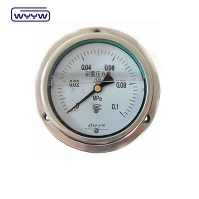 2.5&quot; Bar Psi Flange Type Pressure Gauge Manometer Panel Mount