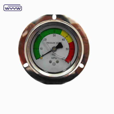 2.5&quot; Bar Psi Flange Type Pressure Gauge Manometer Panel Mount