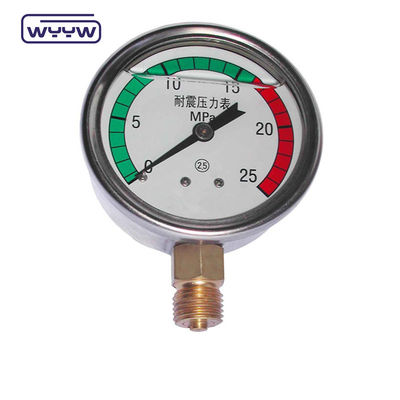 Máy đo áp suất biển chứa dầu 4 inch với vỏ thép không gỉ