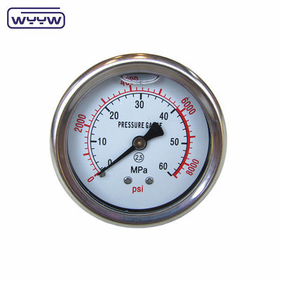 60Mpa 70Mpa Công suất nặng áp suất cao đo đằng sau gắn 1 năm bảo hành