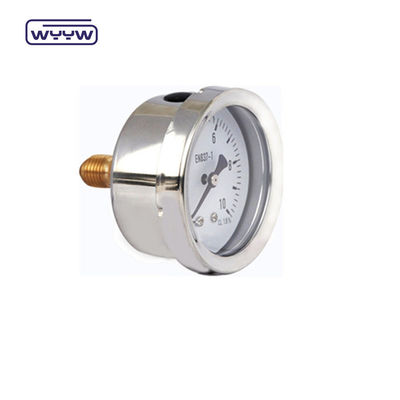 Công nghiệp đồng đằng sau Mount dầu đầy Manometer cho glycerine