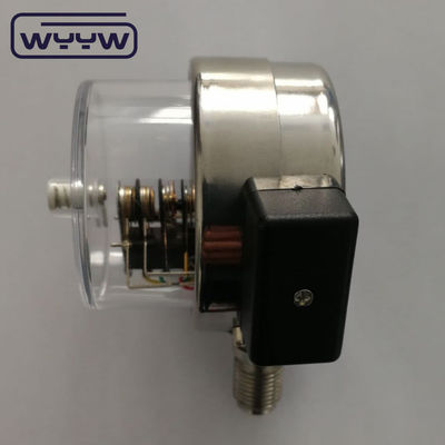 2.5&quot; Thép không gỉ Đường đo áp suất tiếp xúc điện Flange Type Panel Connection