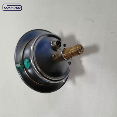 0-1MPa Máy đo áp suất tiếp xúc điện, Máy đo áp suất chứa dầu silicone với sườn