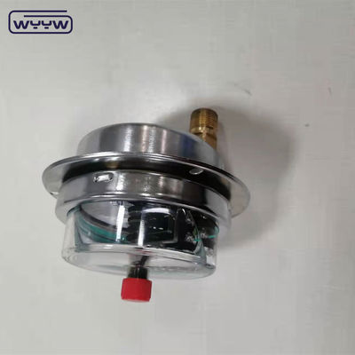 0-1MPa Máy đo áp suất tiếp xúc điện, Máy đo áp suất chứa dầu silicone với sườn