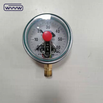 Thép không gỉ silicone đầy áp lực đo kết nối đáy 100mm