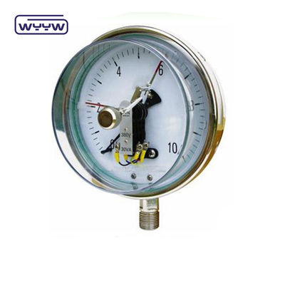 100mm silicone đầy dầu điện áp suất đo đằng sau