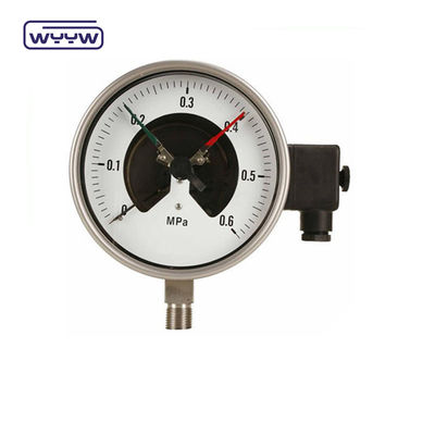 Stainless Steel Bourdon Tube Pressure Gauge 60mm Kết nối đáy