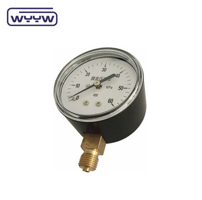 Bellows Type Capsule Pressure Gauge 63mm InH2O Manometer 100 Mbar
