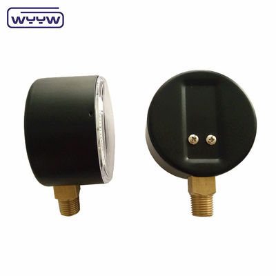 Bellows Type Capsule Pressure Gauge 63mm InH2O Manometer 100 Mbar