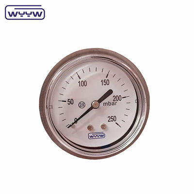 OEM hỗ trợ tùy biến áp suất thấp Capsule Manometer CMH2O với kết nối trở lại