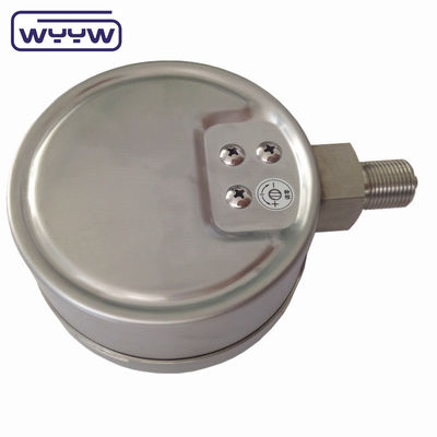 100mm 4 &quot; Tất cả thép không gỉ máy đo áp suất, Bellow loại máy đo áp suất