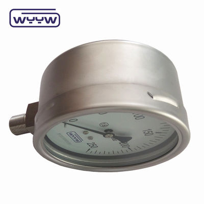 100mm 4 &quot; Tất cả thép không gỉ máy đo áp suất, Bellow loại máy đo áp suất