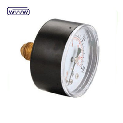 80mm Kpa Mbar Bellows Pressure Gauge Low Pressure Manometer Kết nối phóng xạ