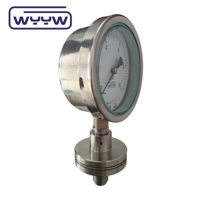 100mm DN20 PN40 Flange Type Pressure Gauge SS316 Thép không gỉ