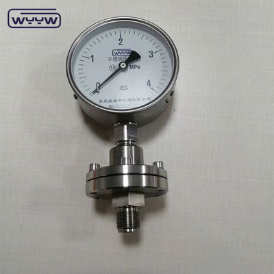 SS316L Máy đo áp suất niêm mạc chất lỏng chứa chất chống ăn mòn