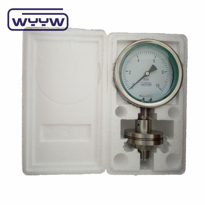 SS304 Máy đo áp suất khẩu phần Các loại vật liệu thép không gỉ