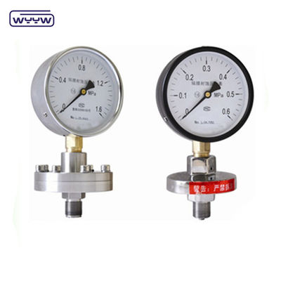 Tri Clamp Membrane Pressure Gauge Thép không gỉ Case 100mm