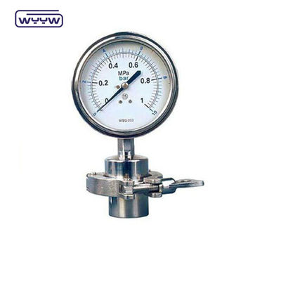100mm Diaphragm Seal Type Pressure Gauge Heavy Duty Industrial Pressure Gauge