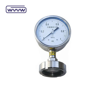 Máy đo áp suất lớp vòm 60mm SS316 Máy đo áp suất công nghiệp