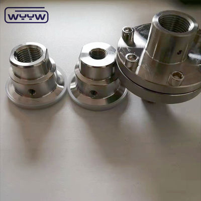 2 &quot;1,5&quot; 1/2&quot; NPT Đường đo áp suất khẩu phần Stainless Steel SS316 Tri Clamp Đường đo áp suất