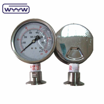 tất cả thép không gỉ niêm mạc niêm mạc áp lực đo manometer