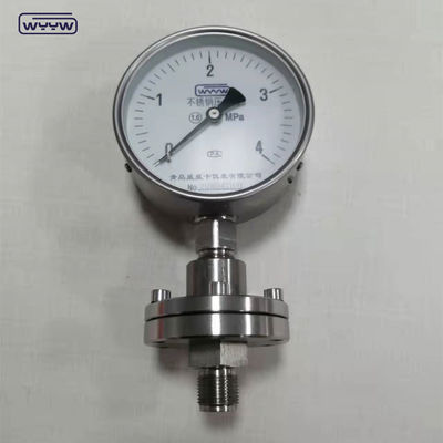 Tất cả các thiết bị đo áp suất chỉ số thép không gỉ với sườn được phê duyệt CE