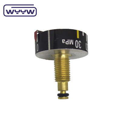 30mm 1/8&quot; Bsp Mini Pressure Gauge 4500 Psi Vật liệu đồng mạ Chrome