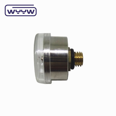 30mm 1/8&quot; Bsp Mini Pressure Gauge 4500 Psi Vật liệu đồng mạ Chrome