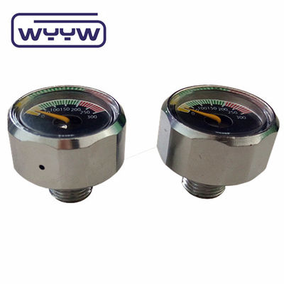 22mm mini manometer 1 / 8bspp máy đo lưu lượng khí pcp inline lặn đo thanh lặn đo áp suất
