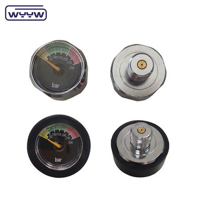 22mm mini manometer 1 / 8bspp máy đo lưu lượng khí pcp inline lặn đo thanh lặn đo áp suất