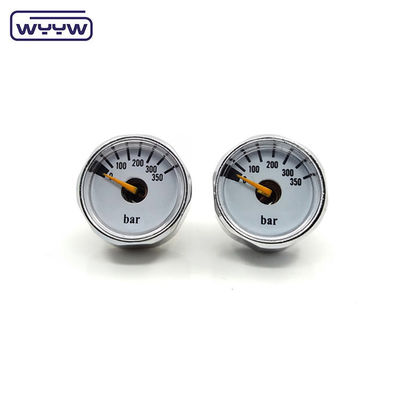 OEM Trung Quốc giá của đường kính 28mm 1/8 &quot;bspp bourdon ống manometer PCP paintball đồng áp lực 315 bar