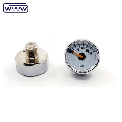 350 Bar Miniature Pressure Gauge 23mm Bông Case Đứng lại