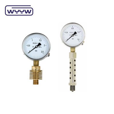 60mm 100mm máy đo áp suất cao với nước ống phóng xạ