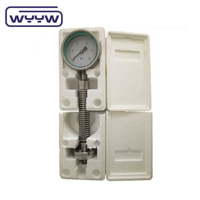 Máy đo áp suất nhiệt độ cao tùy chỉnh 100mm với bộ tản nhiệt