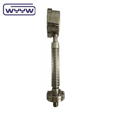 Máy đo áp suất nhiệt độ cao tùy chỉnh 100mm với bộ tản nhiệt