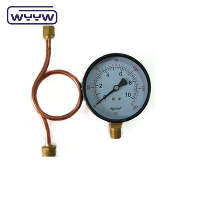Máy đo áp suất nhiệt độ cao tùy chỉnh 100mm với bộ tản nhiệt