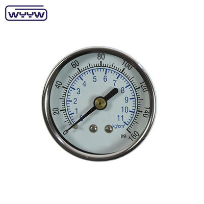 trung tâm trở lại 2.5 &quot; thép không gỉ khô bộ máy đo áp suất