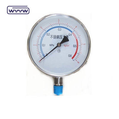 WYYW nhà máy thép không gỉ 100mm giá của máy đo áp suất