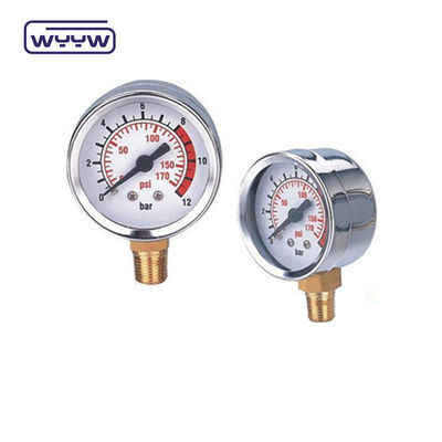 Thiết bị thủy lực Đường đo áp suất ngược Thép không gỉ 60mm