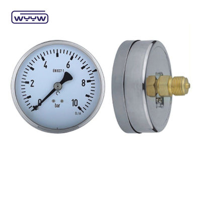 Không có dầu thép không gỉ áp lực đo đằng sau lắp đặt OEM tùy chỉnh