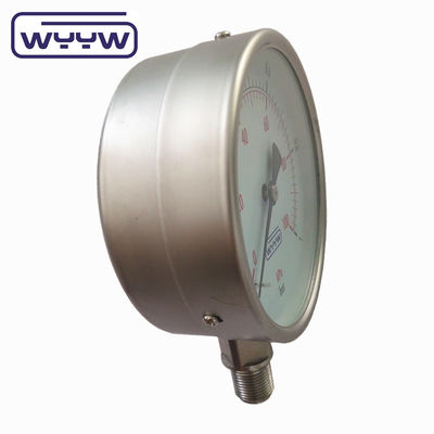 Thép không gỉ khô đo áp suất thử nghiệm 100mm OEM ODM OBM tùy chỉnh