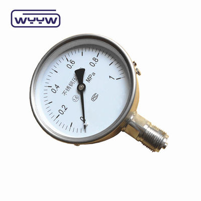 Máy đo áp suất cao độ chính xác thép không gỉ 6 &quot;máy đo áp suất hiệu chuẩn