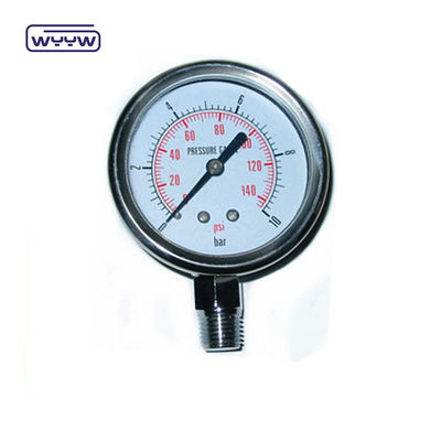 Máy đo áp suất thép không gỉ không khí 60mm