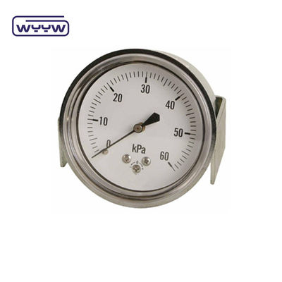 Máy đo áp suất thép không gỉ khô 60mm Máy đo áp suất Manometer