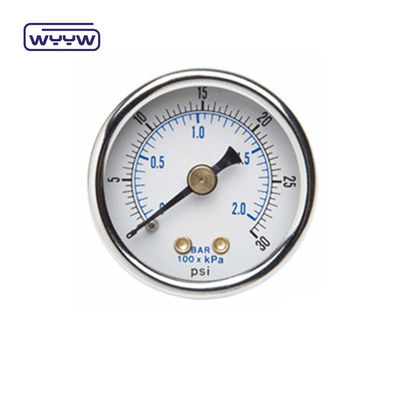 Máy đo áp suất thép không gỉ khô 60mm Máy đo áp suất Manometer