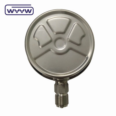 Công nghiệp thanh tùy chỉnh psi kgf/cm2 máy đo áp suất thép không gỉ chống sốc glycerine manometer YTN-100H