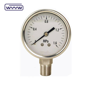 ss304 dây đặc biệt áp suất cao 1000 bar dầu đầy 4 &quot;máy đo áp suất tiện ích