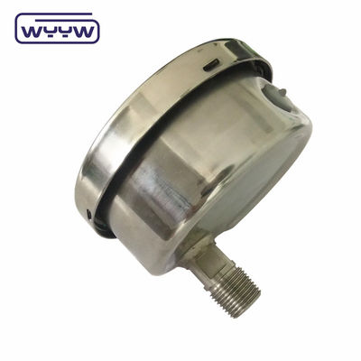 Dầu đầy 4 &quot;đồ đo áp suất chống rung bằng thép không gỉ với phạm vi áp suất rộng của Mbar
