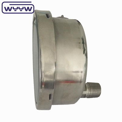 Dầu đầy 4 &quot;đồ đo áp suất chống rung bằng thép không gỉ với phạm vi áp suất rộng của Mbar