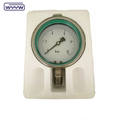 2.5" Đường đo áp suất bằng thép không gỉ chứa chất lỏng chống ăn mòn